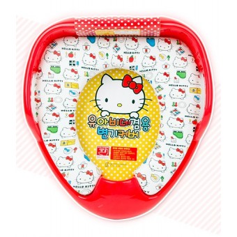 Hello Kitty - Toilet Training Board Soft Seat (Red/White)