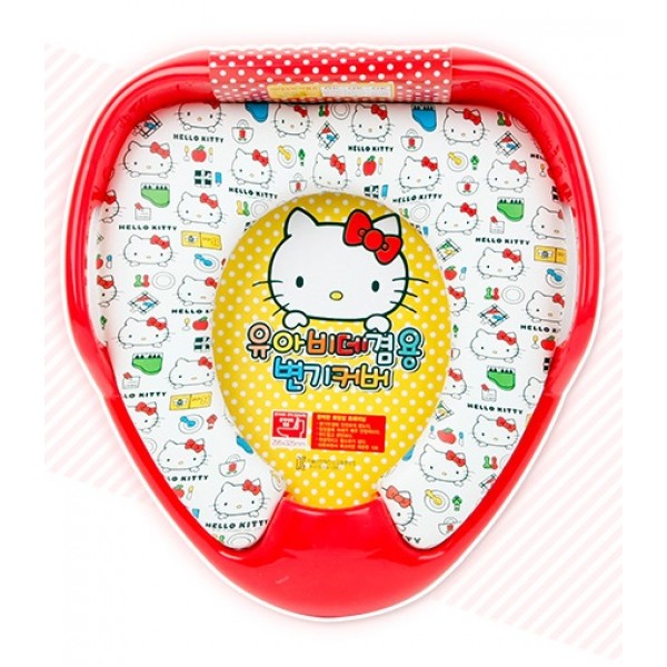 Hello Kitty - 小朋友輔助廁板 (白/紅色) - Hello Kitty - BabyOnline HK