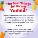 Yummi Bears - Vitamin C - Strawberry, Orange & Pineapple flavors (132 yummi bears) - Hero Nutritional - BabyOnline HK