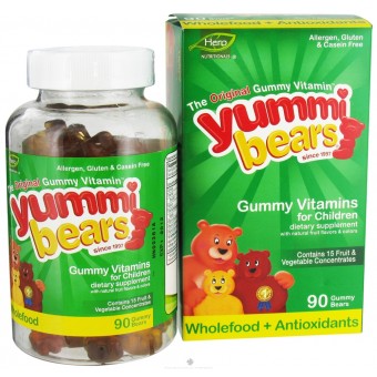 Yummi Bears - Wholefood + Antioxidants - 90 gummy bears