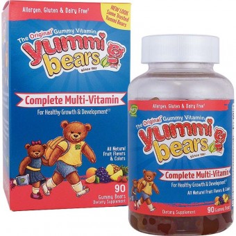 Yummi Bears - Multi-Vitamin & Mineral - 90 gummy bears