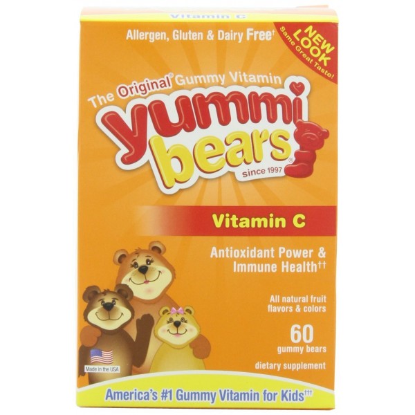 Yummi Bears - Vitamin C - 60 gummy bears - Hero Nutritional - BabyOnline HK