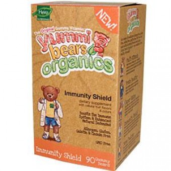 Yummi Bears Organics - Immunity Health (90 gummy bears)