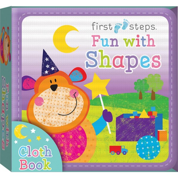 First Step Cloth Book - Fun with Shapes - Hinkler - BabyOnline HK