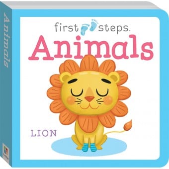 First Steps Board Book - Animals