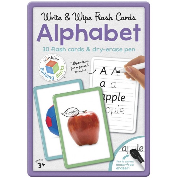 Write & Wipes Flash Cards - Alphabet - Hinkler - BabyOnline HK