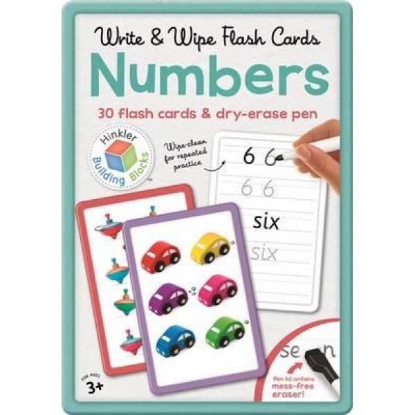 Write & Wipes Flash Cards - Numbers - Hinkler - BabyOnline HK
