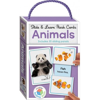 Building Blocks Slide & Learn Flash Cards - Animals