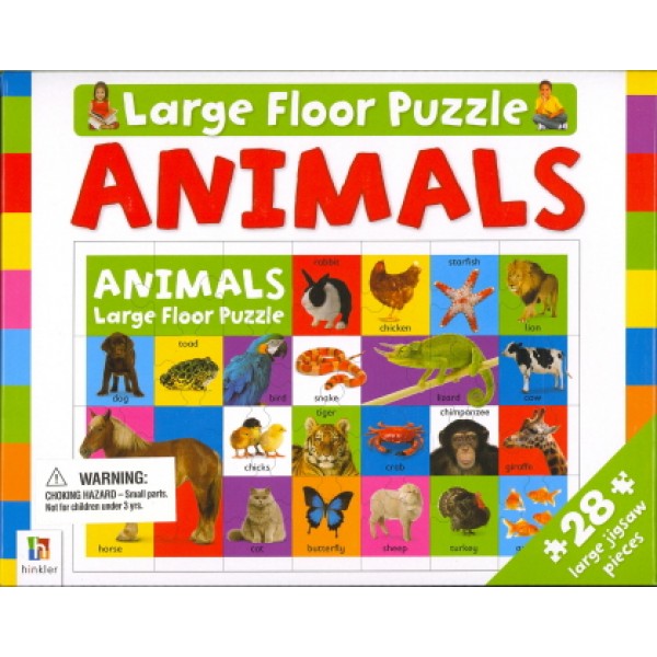 Large Floor Puzzle - Animals - Hinkler - BabyOnline HK