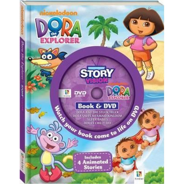 Dora the Explorer - Story Vision (Book & DVD) - Hinkler - BabyOnline HK
