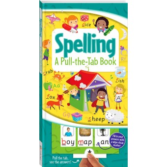 Pull-the-Tab Board Book: Spelling