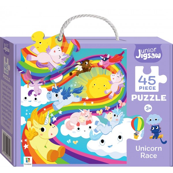 Junior Jigsaw Puzzle: Unicorn Race (45 pcs) - Hinkler - BabyOnline HK