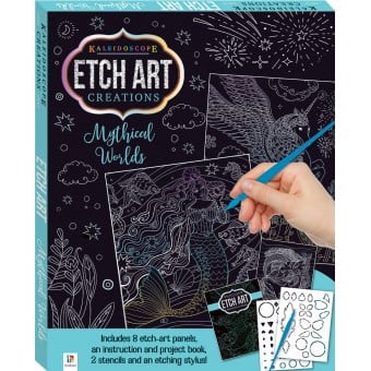 Etch Art Mini Kit: Mythical Worlds