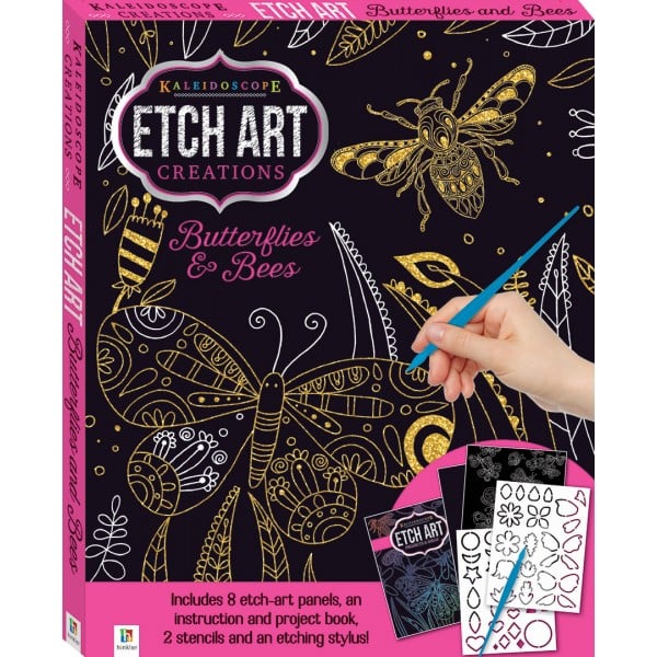 Etch Art Mini Kit: Butterflies and Bees - Hinkler - BabyOnline HK
