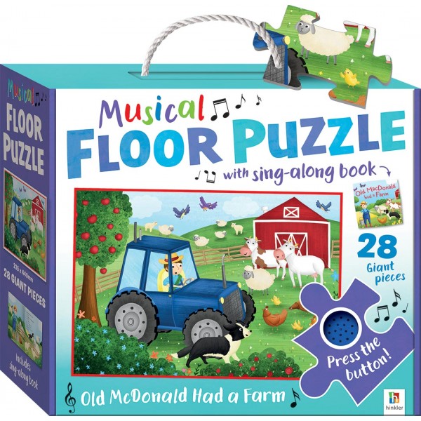 Nursery Rhymes Floor Puzzle With Sound: Old MacDonald - Hinkler - BabyOnline HK