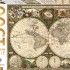Mindbloggers Gold Jigsaw Puzzle: Vintage World Map (1500 pcs)