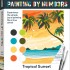 Art Maker - Painting By Numbers - Tropical Sunset