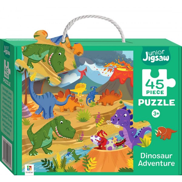 Junior Jigsaw Puzzle: Dinosaur Adventure (45 pcs) - Hinkler - BabyOnline HK