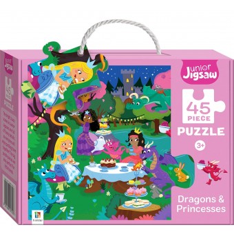 Junior Jigsaw Puzzle: Dragons & Princesses (45 pcs)
