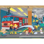 Junior Jigsaw Puzzle: Fire Station (45 pcs) - Hinkler - BabyOnline HK