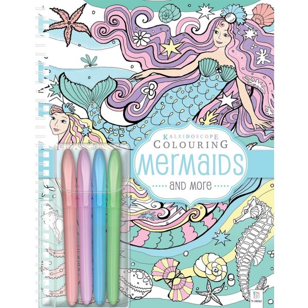 Kaleidoscope Pastel Colouring Book: Mermaids and More - Hinkler - BabyOnline HK