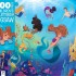 Children's Glittery Jigsaw Puzzle: Mermaid Paradise (100 pcs)