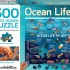 Puzzlebilities Jigsaw Puzzle: Ocean Life (500 pcs)