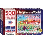 Puzzlebilities Jigsaw Puzzle: Flag of the World by Colour (500 pcs) - Hinkler - BabyOnline HK