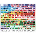 Puzzlebilities Jigsaw Puzzle: Flag of the World by Colour (500 pcs) - Hinkler - BabyOnline HK