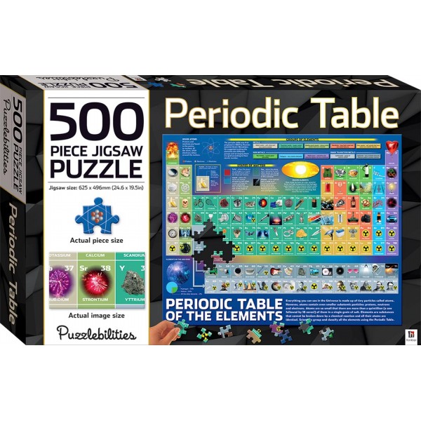 Puzzlebilities Jigsaw Puzzle: Periodic Table (500 pcs) - Hinkler - BabyOnline HK