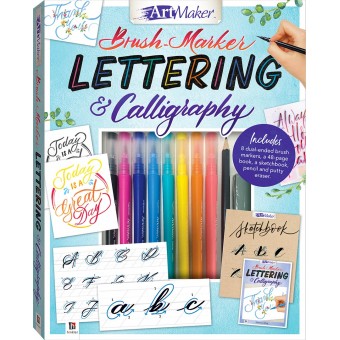 Art Maker - Brush Marker Lettering and Calligraphy Kit