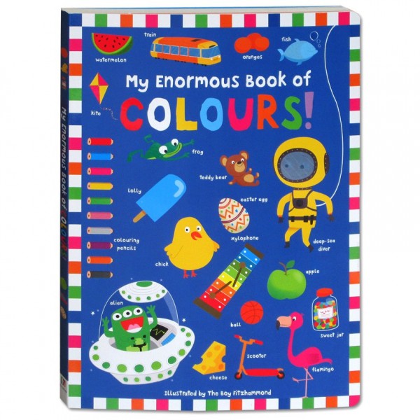 My Enormous Book of Colours - Hinkler - BabyOnline HK