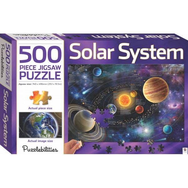 Puzzlebilities Jigsaw Puzzle: Solar System (500 pcs) - Hinkler - BabyOnline HK