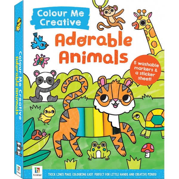Colour Me Creative - Adorable Animals - Hinkler - BabyOnline HK