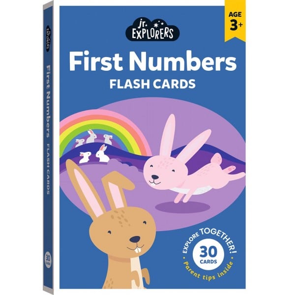 Junior Explorers - First Numbers Flash Card (large format) - Hinkler - BabyOnline HK
