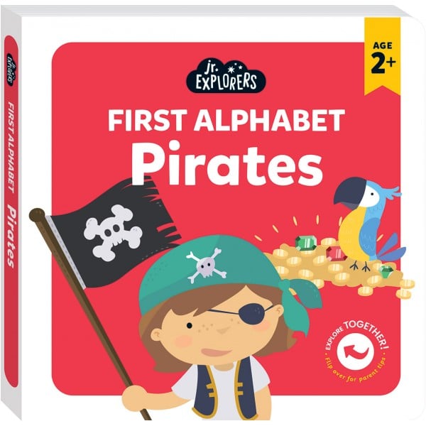 Junior Explorers - First Alphabet Pirates (board book) - Hinkler - BabyOnline HK
