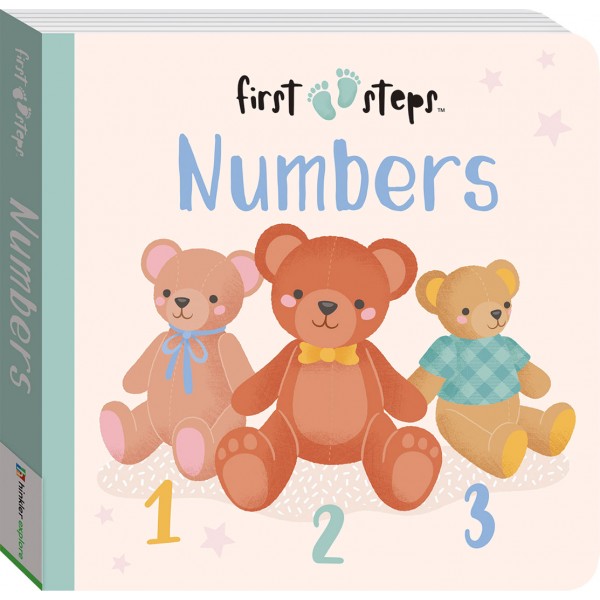 First Steps Board Book - Numbers - Hinkler