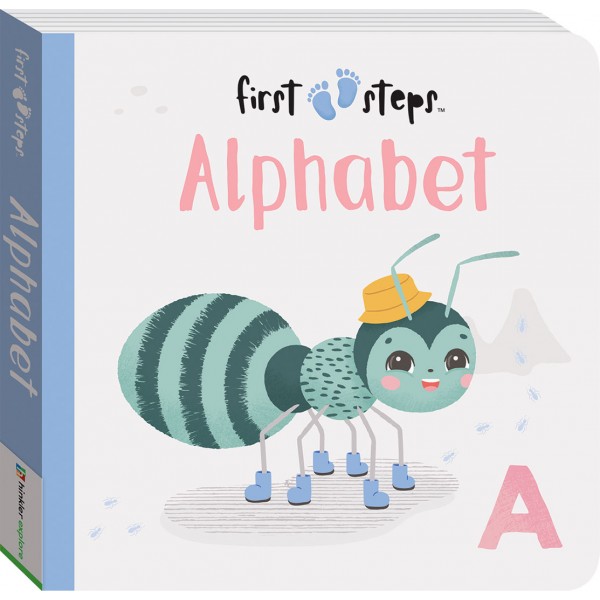 First Steps Board Book - Alphabet - Hinkler