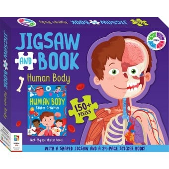 Jigsaw and Book: Human Body