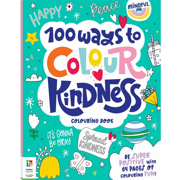 Mindful Me 100 Ways to Colour Kindness - Hinkler - BabyOnline HK
