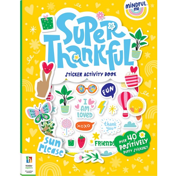 Mindful Me Super Thankful Sticker Activity Book - Hinkler - BabyOnline HK