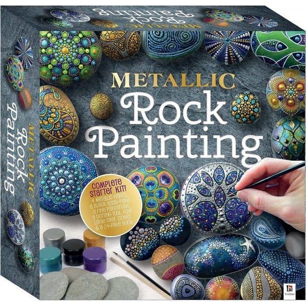 Metallic Rock Painting Box Set - Hinkler - BabyOnline HK