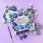 Mindful Metallic Rocks Painting Box Set - Hinkler - BabyOnline HK