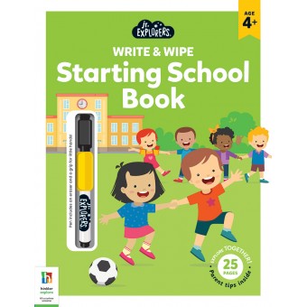 Junior Explorers - Write and Wipe - Starting School Book