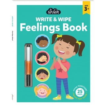 Junior Explorers - Write and Wipe - Feelings Book