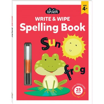 Junior Explorers - Write and Wipe - Spelling Book