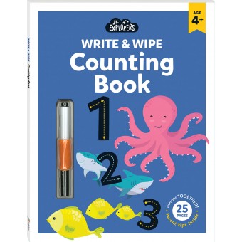 Junior Explorers - Write and Wipe - Counting Book