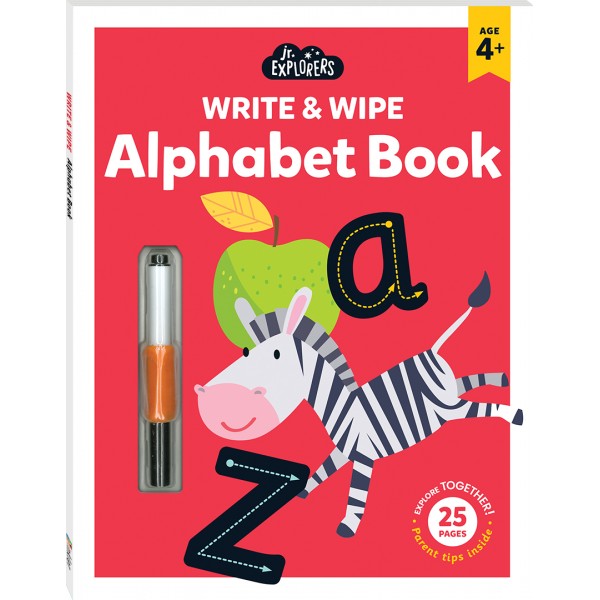 Junior Explorers - Write and Wipe - Alphabet Book - Hinkler - BabyOnline HK