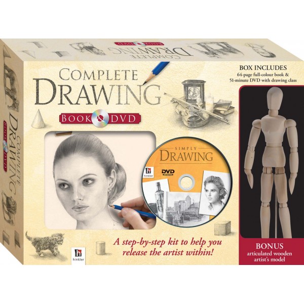 Complete Drawing With Model, Book And DVD - Hinkler - BabyOnline HK