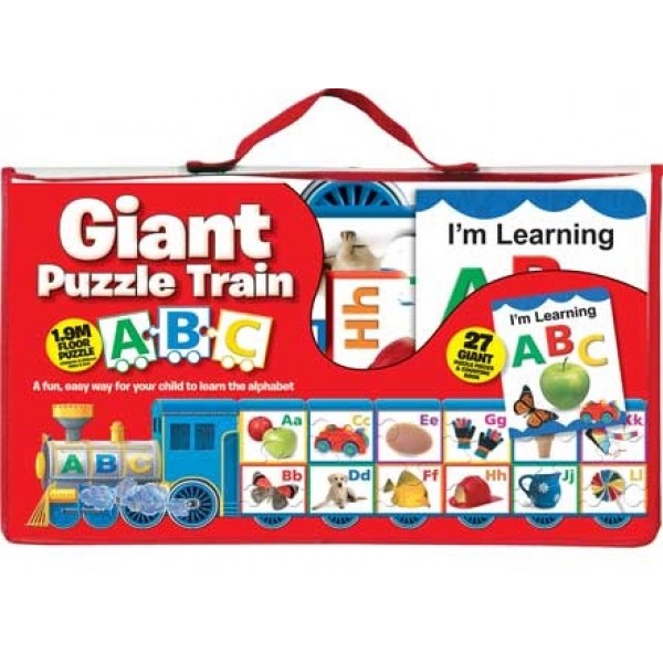 Giant Puzzle Train - I'm Learning ABC - Hinkler - BabyOnline HK